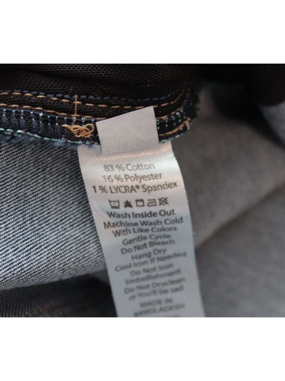 LulaRoe Jeans Size 32 High Rise Straight Stretch Denim Preppy Comfort Slimming - Picture 12 of 12